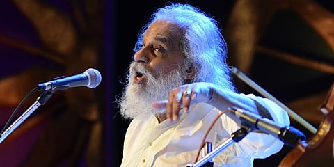 Playback singer K.J Yesudas.(Express Photo by BP Deepu)