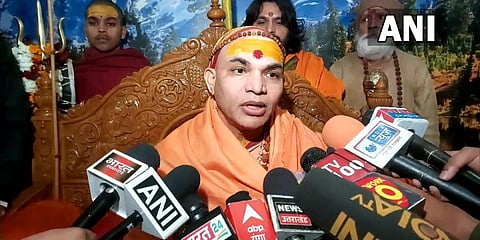 Swami Avimukteshwaranand Sarswati. (Photo | ANI)