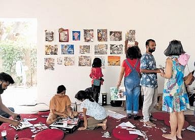 Kochi Biennale: Terracotta workshop at ABC art room