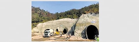 The tunnel, starting from Ranipokhari to Koti Colony (Tehri) will be 35-km-long. (Photo | Express)