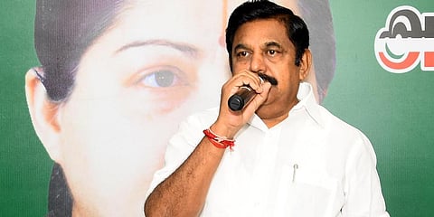 FILE - This undated image of AIADMK general secretary  Edappadi K Palaniswami, is used for representational purposes only. (Photo | EPS)