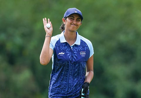 Indian golfer Aditi Ashok. (Photo| PTI)