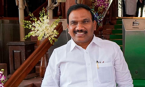 DMK leader and MP A Raja. (File Photo | PTI)