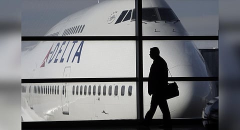 FILE : Major airlines are suspending flights to Israel after it formally declared war following a massive attack by Hamas | AP