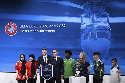 UK and Ireland have been elected to host the Euro 2028 fooball tournament. (Photo | AP)