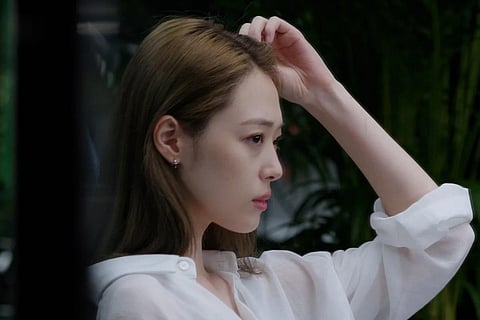 K-pop singer Sulli in a still from “Dear Jinri”.