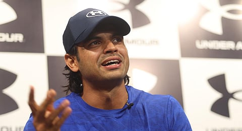 Neeraj Chopra (Photo | Sri Loganathan Velmurugan, EPS)