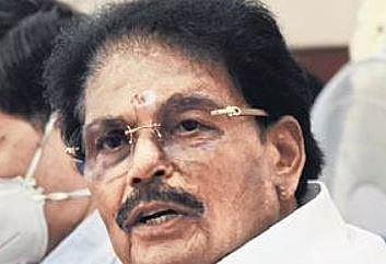 Tamil Nadu Minister for Revenue and Disaster Management KKSSR Ramachandran