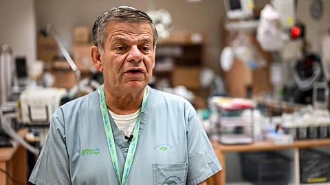 'The number of the wounded is astronomical. During the 2014 Israeli operation in the Gaza Strip, 40 wounded was already a very difficult day,' Dr Dan Schwarzfuchs said. (AFP Images)