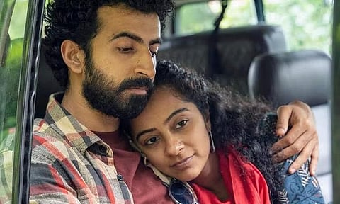 Roshan Mathew and Darshana in 'Paradise'.