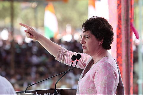 AICC General Secretary Priyanka Gandhi Vadra. (Photo | PTI)