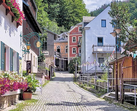 Colourful houses-turned-hotels (images Courtesy DZT - Florian Trykowski)