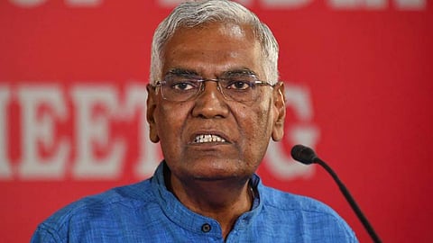 CPI leader D Raja.