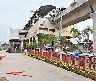 Representational image of Miyapur metro station (File Photo |EPS)