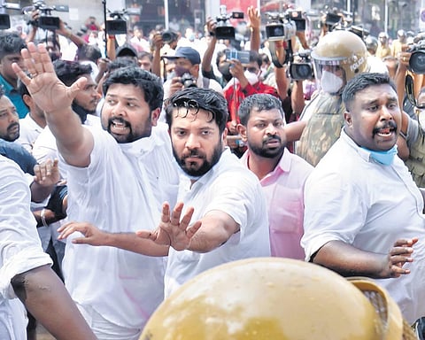 Shafi Parambil, Youth Congress state president (Photo | EPS/Vincent Pulickal)