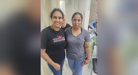 Meera Mohanan (left), Sabitha Baby