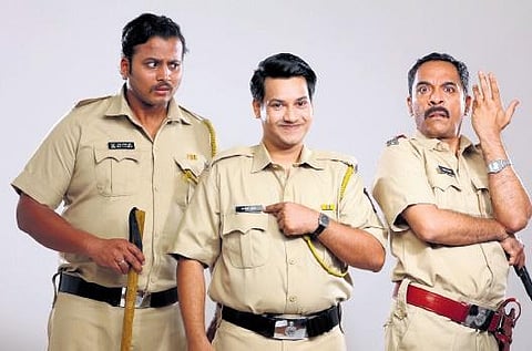 (From the left) Neel Salekar, Khushaal Pawaar, Vrajesh Hirjee