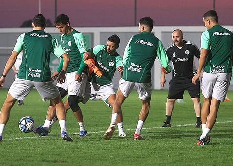 Algerian football team. Image used for representational purpose (Photo | Twitter)