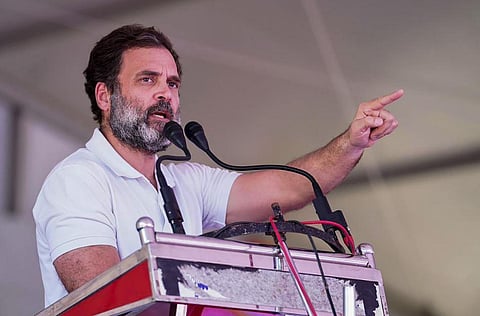 Rahul Gandhi during Bharat Jodo Yatra  ( Photo | PTI )