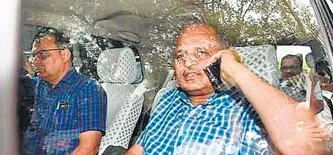 Former Delhi minister and AAP leader Satyendar Jain.