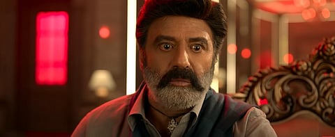 YouTube screengrab from the trailer of 'Bhagavanth Kesari' starring Nandamuri Balakrishna.