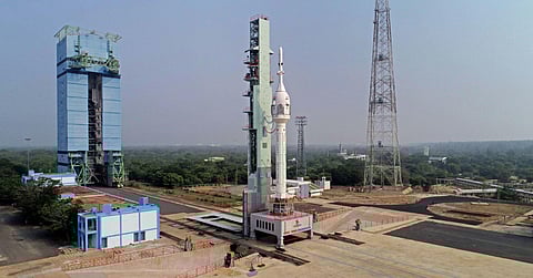ISRO's TV-D1 test flight of Mission Gaganyaan  launched successfully. (Photo | ISRO Twitter)