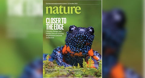 Sandeep and Biju co-authored a research paper titled, ‘Ongoing declines for the world’s amphibians in the face of emerging threats’.