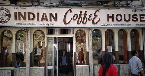 The Indian Coffee House in Shimla's Mall Road. (Photo| Instagram/ @sadaf_hussain)