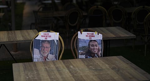 The main group representing more than 220 people believed abducted in the October 7 attacks by Hamas sought an immediate meeting with ministers.(Photo | AP)