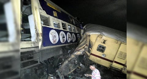 Two trains collided in Vizianagaram district on Sunday evening | PTI