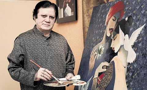 The artist,  Agacharya.