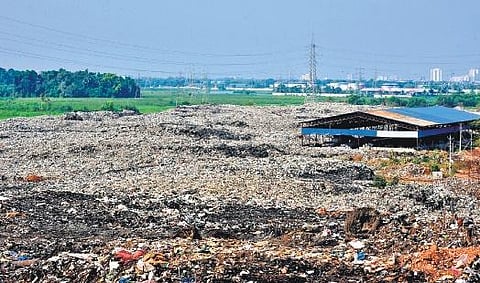 File pic of Brahmapuram dumpyard