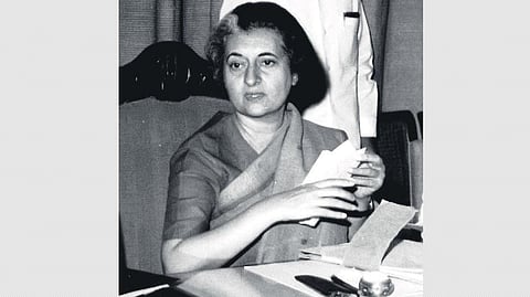Former Prime Minister Indira Gandhi