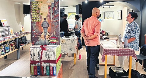 A meeting ground for creators and publishers.