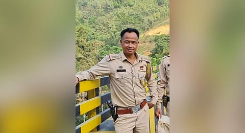 The victim, Chingtham Anand, a sub-divisional police officer was on duty when he was shot dead.