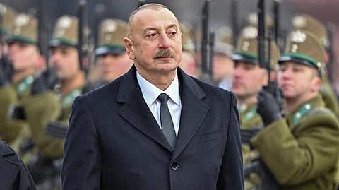 A file photo of Azerbaijan's President Ilham Aliyev (AFP)