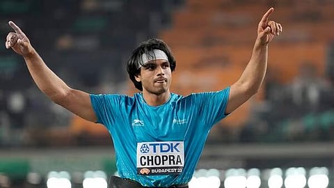 Indian track and field athlete Neeraj Chopra. (File Photo | AP)