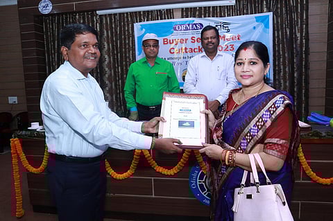 The buyer seller meet organised by the Odisha Rural Development and Marketing Society (ORMAS)-Cuttack. (Photo | Express)