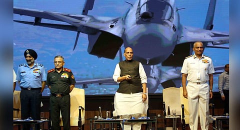 Defence Minister Rajnath releases fifth positive indigenisation list at Navy seminar