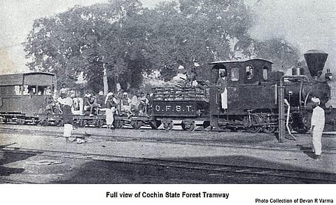 Full view of Cochin State Forest Tramway