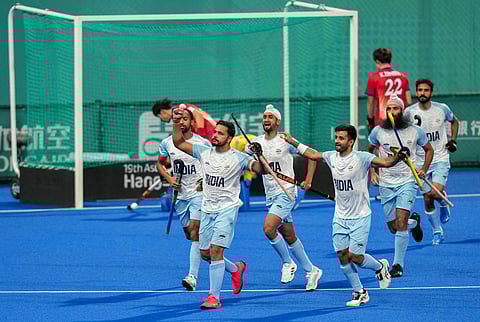 India beat Japan 5-1 in the final (Photo | PTI)