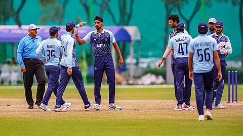 Indian Cricket team at Asian Games in Hangzhou. (Photo | Twitter)