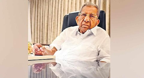 Shamanur Shivashankarappa. (File photo | Nagaraja Gadekal)