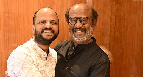 Jude Anthany Joseph and Rajinikanth.