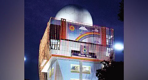 File photo of a Doppler weather radar.(ENS )