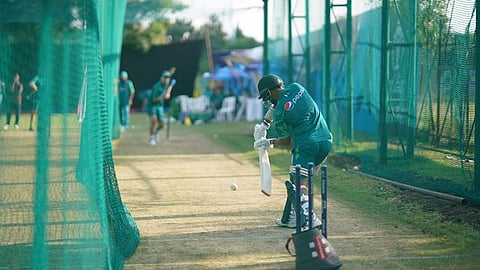 Pakistan will train at the Gymkhana Ground from 2 PM to 5 PM. (Photo | Pakistan Cricket Twitter)