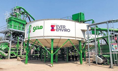 MCD’s new waste recycling plant is located in Jahangirpuri. (Photo | PTI)