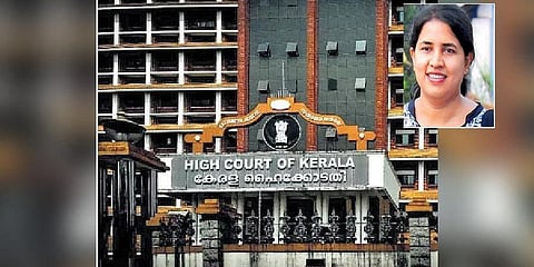 Kerala High Court. (Inside) Chief Minister Pinarayi Vijayan's daughter Veena T