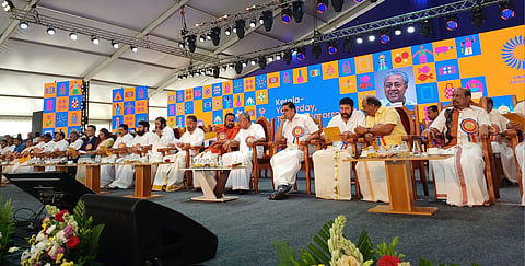 The week-long Keraleeyam 2023 began at Central Stadium. (Photo | Express)