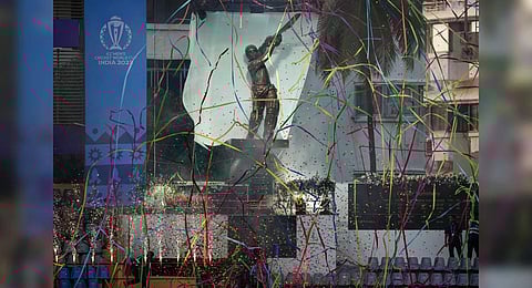 Sachin Tendulkar statue was unveiled to piped chants of 'Sachinnnn, Sachinnnn' blaring on the speakers.